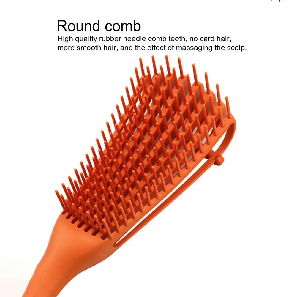 Salon Barber Hair Brush Kit Hollow Comb Wet And Dry Shampoo Comb Anti-static Massage Comb Bath Brush Women Household Tools.