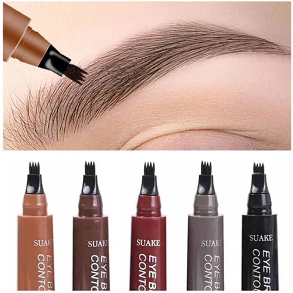 4D Microblading Eyebrow Pen 4 Forks Tip Eyebrow Tattoo Pencil Long LasSPECIFICATIONSBrand Name: SUAKEOrigin: Mainland ChinaFormulation: LiquidHign-concerned Chemical: NoneWaterproof / Water-Resistant: YesSize: Full SizeNumber of PiecesJohnny TirakJohnny Tirak4D Microblading Eyebrow Pen 4 Forks Tip Eyebrow Tattoo Pencil Long Lasting Fine Sketch Liquid Eye Brow Make