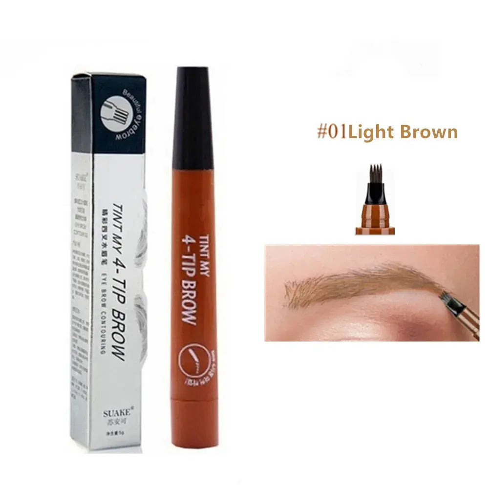 4D Microblading Eyebrow Pen 4 Forks Tip Eyebrow Tattoo Pencil Long LasSPECIFICATIONSBrand Name: SUAKEOrigin: Mainland ChinaFormulation: LiquidHign-concerned Chemical: NoneWaterproof / Water-Resistant: YesSize: Full SizeNumber of PiecesJohnny TirakJohnny Tirak4D Microblading Eyebrow Pen 4 Forks Tip Eyebrow Tattoo Pencil Long Lasting Fine Sketch Liquid Eye Brow Make