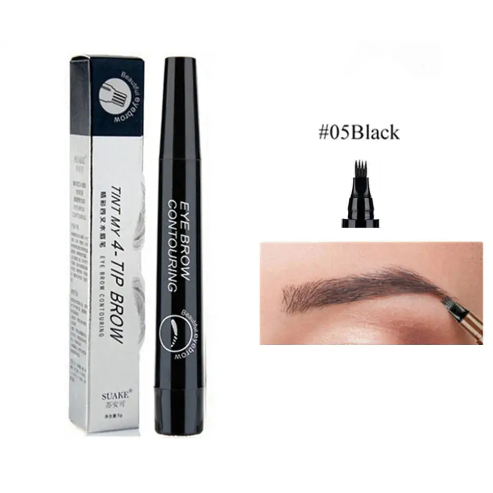 4D Microblading Eyebrow Pen 4 Forks Tip Eyebrow Tattoo Pencil Long LasSPECIFICATIONSBrand Name: SUAKEOrigin: Mainland ChinaFormulation: LiquidHign-concerned Chemical: NoneWaterproof / Water-Resistant: YesSize: Full SizeNumber of PiecesJohnny TirakJohnny Tirak4D Microblading Eyebrow Pen 4 Forks Tip Eyebrow Tattoo Pencil Long Lasting Fine Sketch Liquid Eye Brow Make