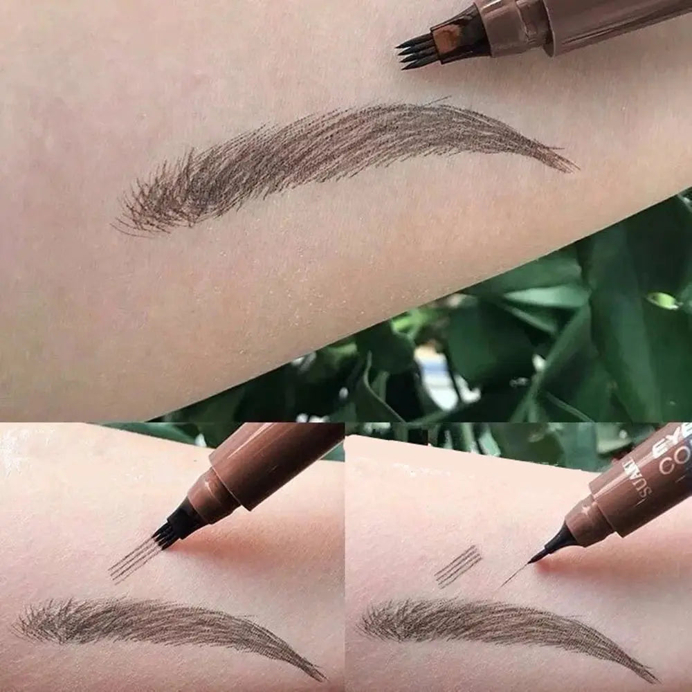 4D Microblading Eyebrow Pen 4 Forks Tip Eyebrow Tattoo Pencil Long LasSPECIFICATIONSBrand Name: SUAKEOrigin: Mainland ChinaFormulation: LiquidHign-concerned Chemical: NoneWaterproof / Water-Resistant: YesSize: Full SizeNumber of PiecesJohnny TirakJohnny Tirak4D Microblading Eyebrow Pen 4 Forks Tip Eyebrow Tattoo Pencil Long Lasting Fine Sketch Liquid Eye Brow Make