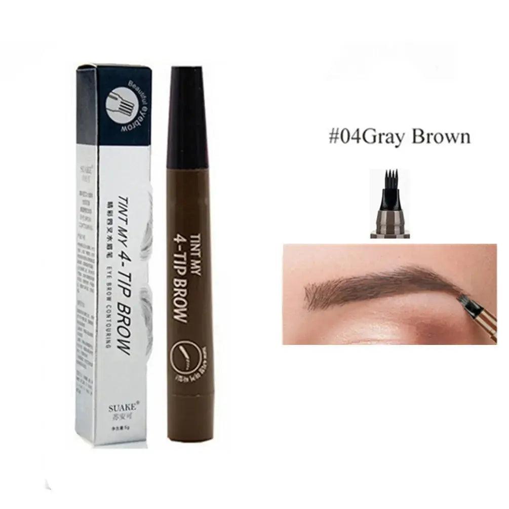 4D Microblading Eyebrow Pen 4 Forks Tip Eyebrow Tattoo Pencil Long LasSPECIFICATIONSBrand Name: SUAKEOrigin: Mainland ChinaFormulation: LiquidHign-concerned Chemical: NoneWaterproof / Water-Resistant: YesSize: Full SizeNumber of PiecesJohnny TirakJohnny Tirak4D Microblading Eyebrow Pen 4 Forks Tip Eyebrow Tattoo Pencil Long Lasting Fine Sketch Liquid Eye Brow Make