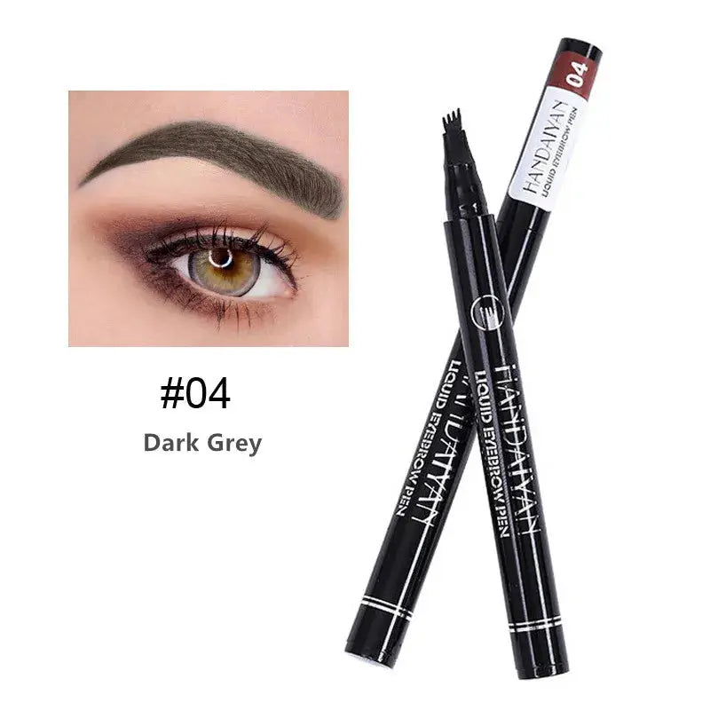 4D Microblading Eyebrow Pen 4 Forks Tip Eyebrow Tattoo Pencil Long LasSPECIFICATIONSBrand Name: SUAKEOrigin: Mainland ChinaFormulation: LiquidHign-concerned Chemical: NoneWaterproof / Water-Resistant: YesSize: Full SizeNumber of PiecesJohnny TirakJohnny Tirak4D Microblading Eyebrow Pen 4 Forks Tip Eyebrow Tattoo Pencil Long Lasting Fine Sketch Liquid Eye Brow Make