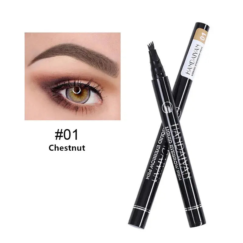 4D Microblading Eyebrow Pen 4 Forks Tip Eyebrow Tattoo Pencil Long LasSPECIFICATIONSBrand Name: SUAKEOrigin: Mainland ChinaFormulation: LiquidHign-concerned Chemical: NoneWaterproof / Water-Resistant: YesSize: Full SizeNumber of PiecesJohnny TirakJohnny Tirak4D Microblading Eyebrow Pen 4 Forks Tip Eyebrow Tattoo Pencil Long Lasting Fine Sketch Liquid Eye Brow Make