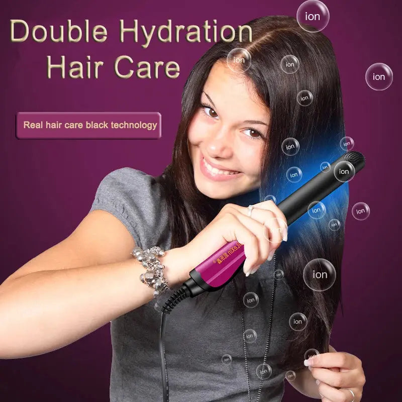 2 In 1 Professional Hair Straightener Hair Electric Iron Curling StraiSPECIFICATIONSBrand Name: NoEnName_NullMin. temperature: 160 °CApplicable hair: Dry &amp; wetOrigin: Mainland ChinaTemperature Controller: ThermostaticMax. temperatuJohnny TirakJohnny Tirak1 Professional Hair Straightener Hair Electric Iron Curling Straightening Irons