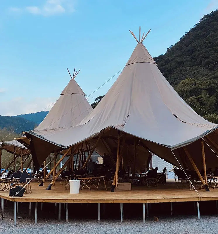 Outdoor tents, large campsites, gatherings, resorts, camping sites, reSPECIFICATIONSBrand Name: NoEnName_NullSail Material: CANVASOrigin: Mainland ChinaCatalog number: Double straw hat tentWater resistance index: More than 3000MMJohnny TirakJohnny TirakOutdoor tents, large campsites, gatherings, resorts, camping sites, restaurants, hotels, straw hat canopies