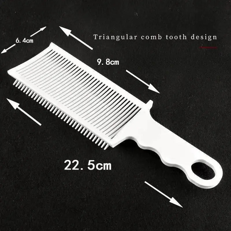 Barber Fade Combs Hair Cutting Tool for Gradient Hairstyle Comb Flat TSPECIFICATIONSBrand Name: NoEnName_NullOrigin: Mainland ChinaItem Type: Styling AccessoryNumber of Pieces: One UnitMaterial: plasticBrand Name: CxbfgItem Type: combCJohnny TirakJohnny TirakGradient Hairstyle Comb Flat Top Hair Cutting Comb