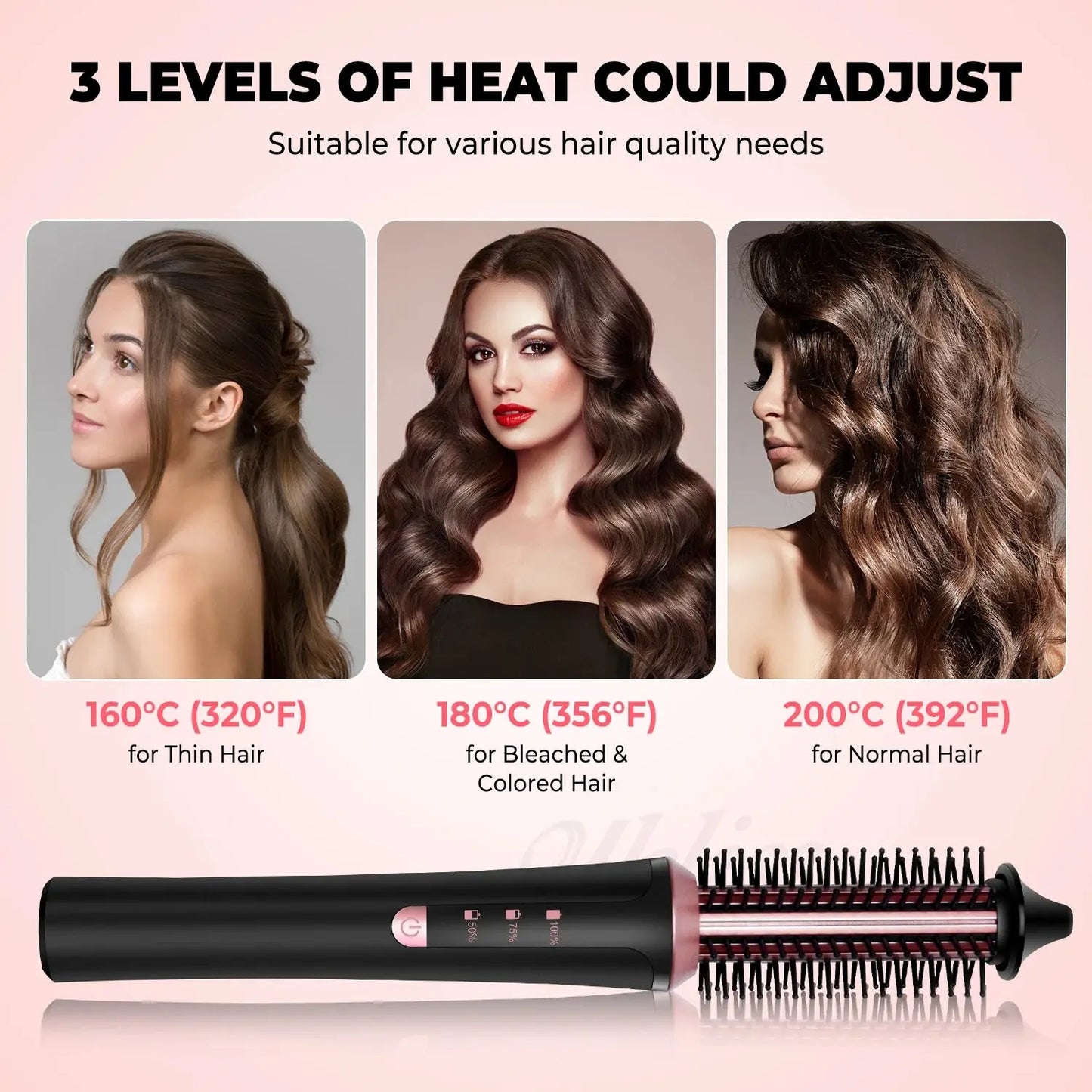 Wireless Thermal Brush Styler Professional USB Ion Hair Curler StraighSPECIFICATIONSBrand Name: UKLISSOrigin: Mainland ChinaHign-concerned Chemical: NoneUsage Time: 60MinsNumber of Pieces: One UnitVoltage: Global Universal(100-240V)ChaJohnny TirakJohnny TirakWireless Thermal Brush Styler Professional USB Ion Hair Curler Straightening Curling Hair Iron Styling Tools