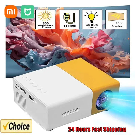 Xiaomi YG300 Mini LED Portable Upgraded Version HDMI-compatible 3D  AuSPECIFICATIONSColor: blue,black,yellowPlug: US Plug,EU Plug,AU Plug,UK PlugBrand Name: MIJIAModel Number: YG300Package: YesHign-concerned Chemical: NoneColor TemperaJohnny TirakJohnny TirakXiaomi YG300 Mini LED Portable Upgraded Version HDMI-compatible 3D Audio Home Media Player Beamer Cinema LED Videoprojector