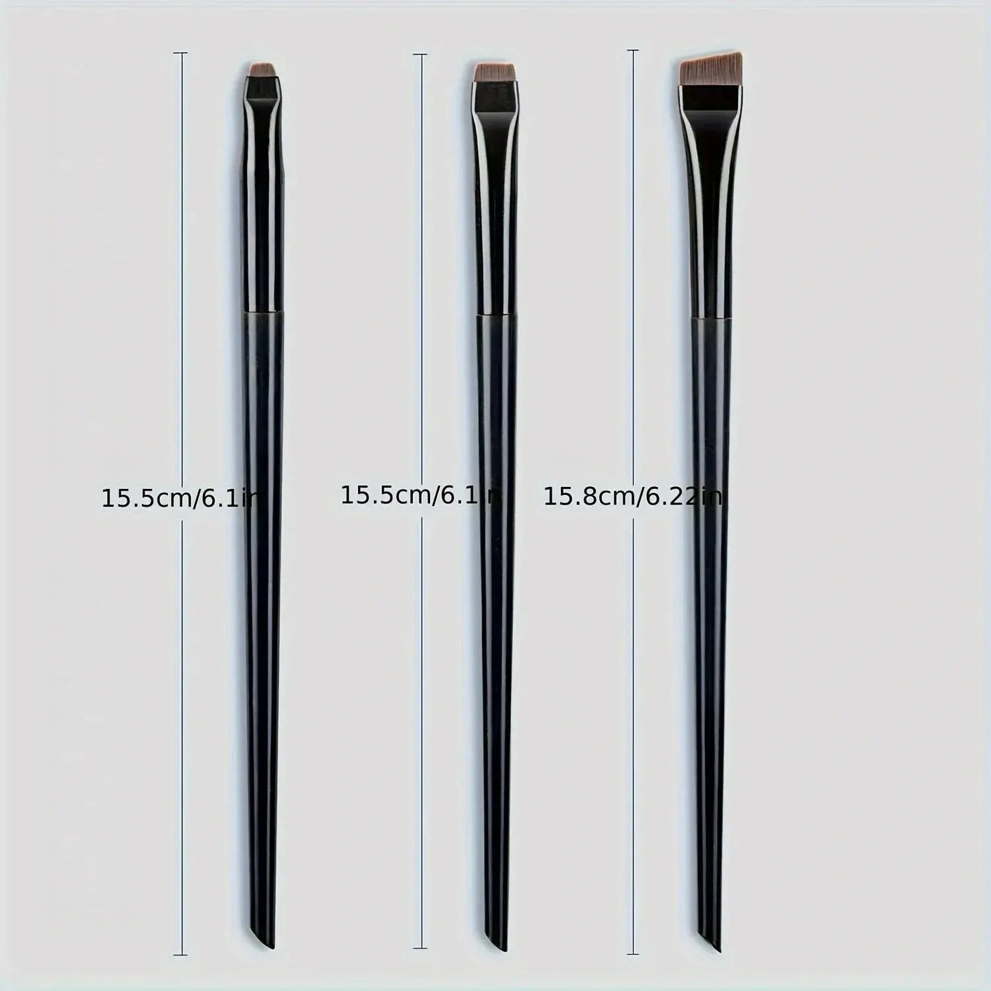 Ultra-Thin Eyebrow Brush Set -3Pcs Angled Precision Eyeliner MakeupBruSPECIFICATIONSBrand Name: otherItem Type: MAKEUP BRUSHQuantity: 3/4/7Origin: Mainland ChinaChoice: yesJohnny TirakJohnny TirakUltra-Thin Eyebrow Brush Set -3Pcs Angled Precision Eyeliner MakeupBrushes, Synthetic Bristles Slanted Eyeshadow Eye Brow Tintin