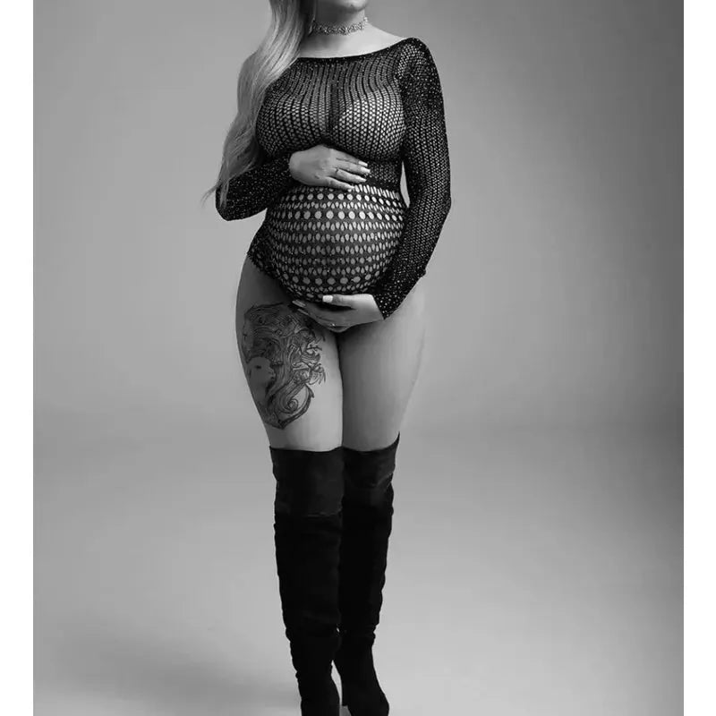 Bodysuit Rhinestones Maternity Women Photoshoot sexy bodystocking lingSPECIFICATIONSBrand Name: NoEnName_NullOrigin: Mainland ChinaCN: JiangsuMaterial: SPANDEXAge Range: MATERNITYDepartment Name: MaternityCollar: SHOULDERLESSPattern TyJohnny TirakJohnny TirakBodysuit Rhinestones Maternity Women Photoshoot sexy bodystocking lingerie