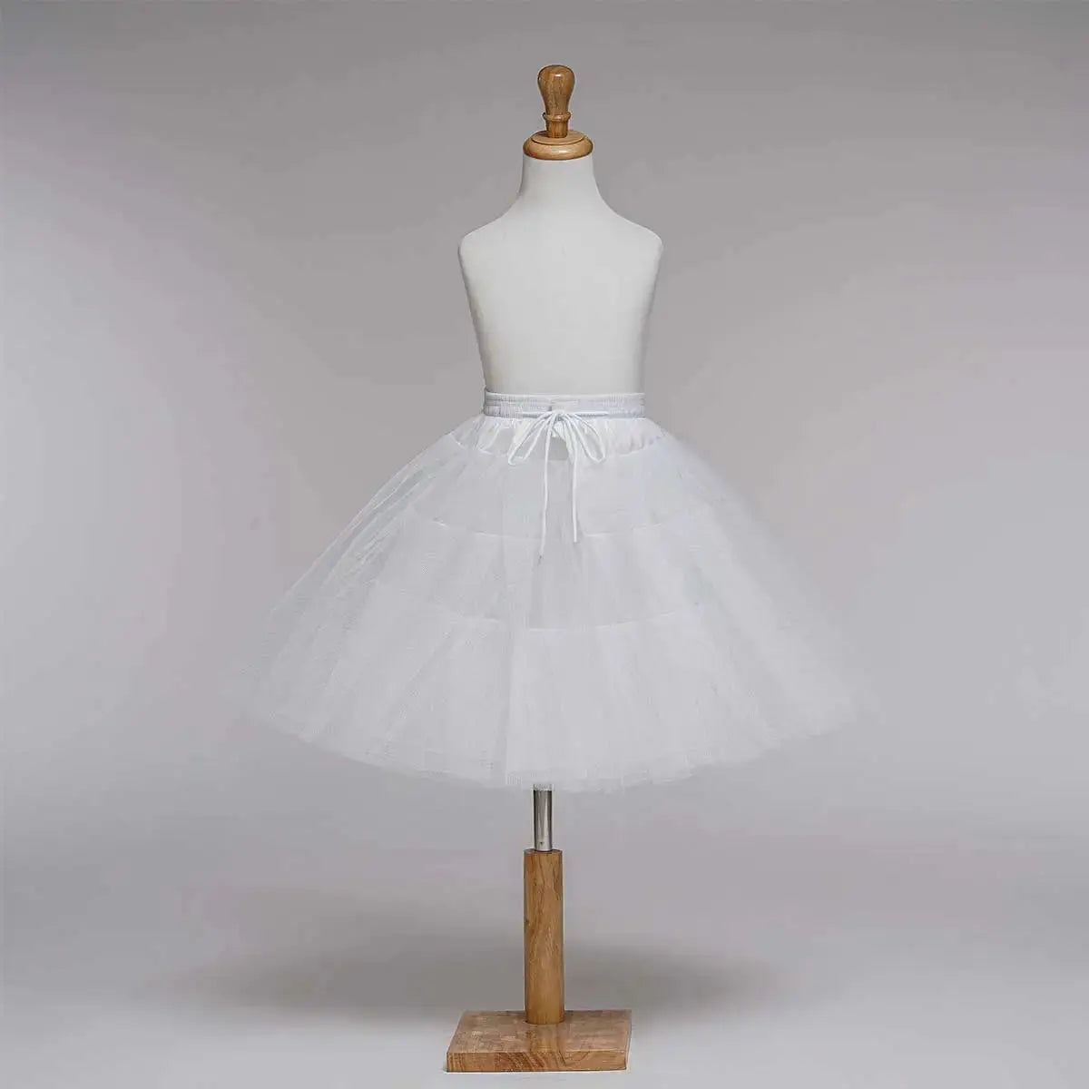 2023 White Children kids Petticoat A-Line 3 Hoops One Layer Kids CrinoSPECIFICATIONSBrand Name: NoEnName_NullMaterial: POLYESTEROrigin: Mainland ChinaCN: JiangsuTechnics: RUFFLEItem Type: petticoatDepartment Name: ChildrenChoice: yesJohnny TirakJohnny TirakLayer Kids Crinoline Lace Trim Flower Girl Dress Underskirt Elastic Waist