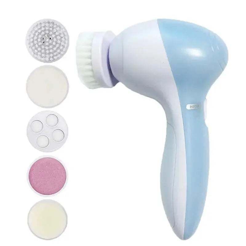 Electric Facial Cleaner 5 IN 1 Face Cleansing Brush Wash Machine Spa SSPECIFICATIONS
Number of Pieces: One Unit
Brand Name: other
Item Type: BRUSH
Power Source: DRY BATTERY
Material: plastic
Origin: Mainland China
Certification: CE
ChoJohnny TirakJohnny Tirak1 Face Cleansing Brush Wash Machine Spa Skin Care Massager Blackhead Cleaning Facial Cleanser Tools