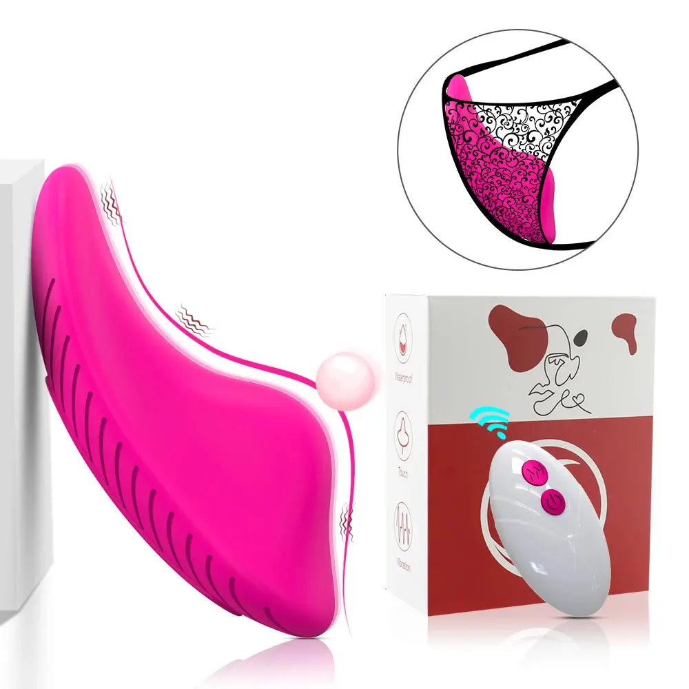 Butterfly Wearable Vibrator Wireless APP Remote Panties Dildo VibratorSPECIFICATIONSBrand Name: MIGYYSexually Suggestive: NoOrigin: Mainland ChinaObscene Picture: NoCommodity Quality Certification: ceMaterial: SiliconeCertification: CEJohnny TirakJohnny TirakButterfly Wearable Vibrator Wireless APP Remote Panties Dildo Vibrator