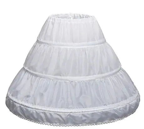 2023 White Children kids Petticoat A-Line 3 Hoops One Layer Kids CrinoSPECIFICATIONSBrand Name: NoEnName_NullMaterial: POLYESTEROrigin: Mainland ChinaCN: JiangsuTechnics: RUFFLEItem Type: petticoatDepartment Name: ChildrenChoice: yesJohnny TirakJohnny TirakLayer Kids Crinoline Lace Trim Flower Girl Dress Underskirt Elastic Waist