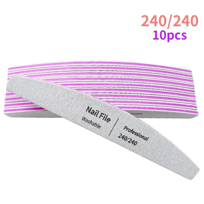 Nail File 100 to 180 Professional Tools Emery for Manicure Lime 240 SaSPECIFICATIONSBrand Name: NoEnName_NullQuantity: 5pcs/10pcsItem Type: Nail FileMaterial: plasticNumber of Pieces: COMBOOrigin: Mainland ChinaChoice: yessemi_Choice: Johnny TirakJohnny TirakManicure Lime 240 Sandpaper Gel Polishing Files