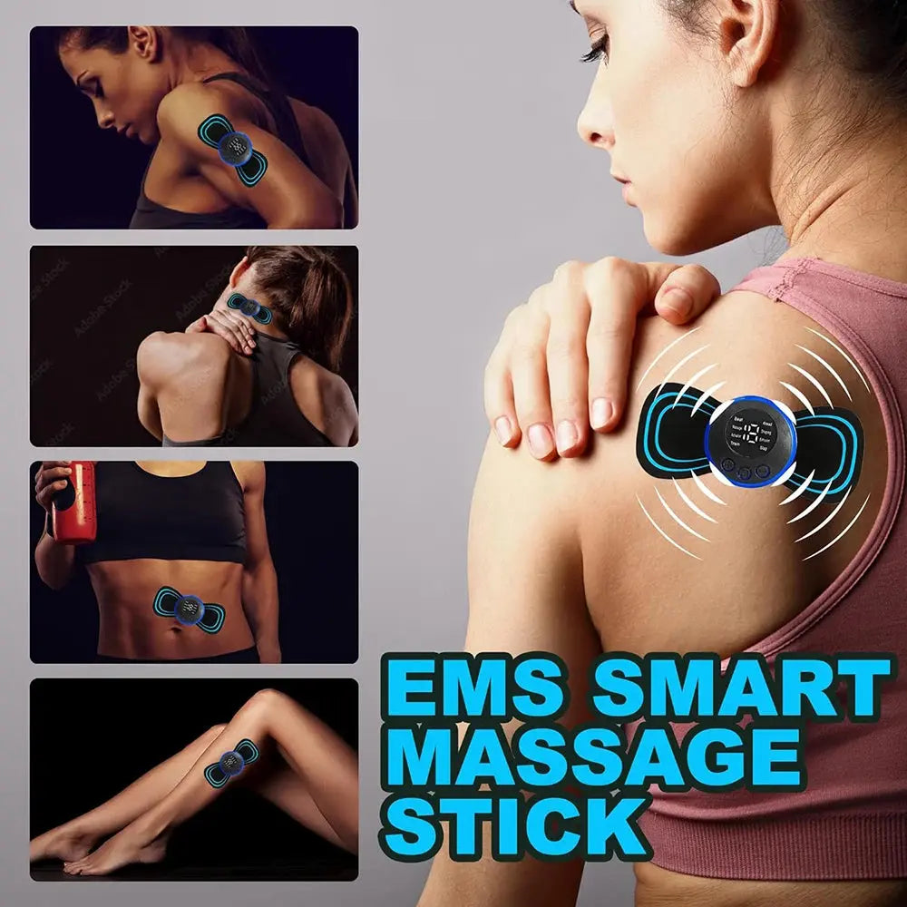 Electric EMS Neck Massager Mini Cervical Back Patch Stimulator MassageSPECIFICATIONS
Brand Name: other
Item Type: Massage &amp; Relaxation
Material: Composite Material
Application: Back
Origin: Mainland China
Certification: CE
Choice: Johnny TirakJohnny TirakElectric EMS Neck Massager Mini Cervical Back Patch Stimulator Massageador Mat Portable Gel Pad Stickers Slim