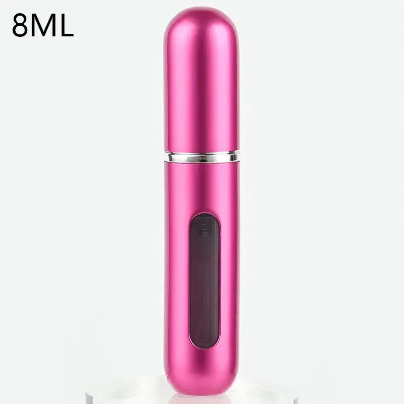 8/5ml Perfume Atomizer Portable Liquid Container For Cosmetics Traveling Mini Aluminum Spray Alcochol Empty Refillable Bottle.