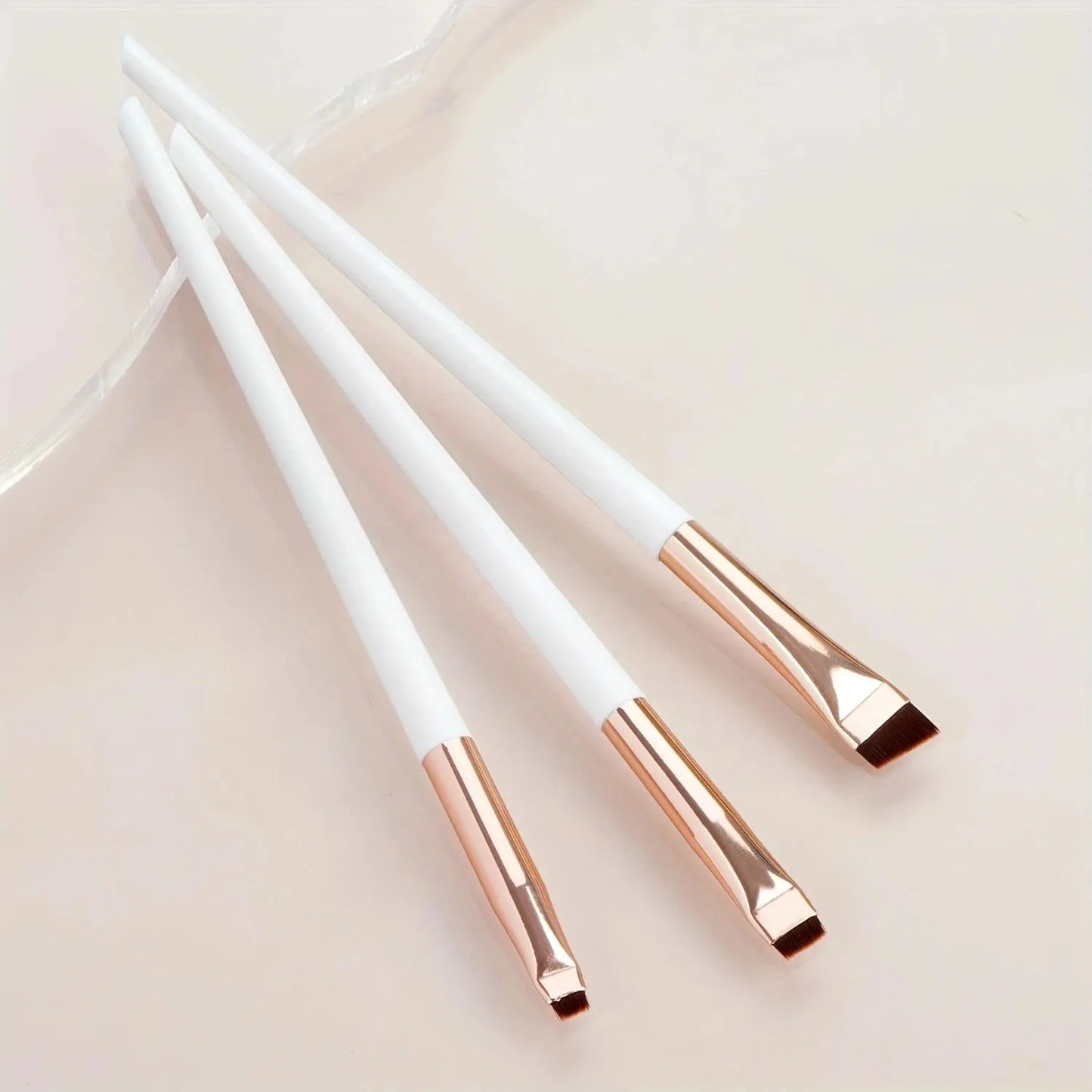 Ultra-Thin Eyebrow Brush Set -3Pcs Angled Precision Eyeliner MakeupBruSPECIFICATIONSBrand Name: otherItem Type: MAKEUP BRUSHQuantity: 3/4/7Origin: Mainland ChinaChoice: yesJohnny TirakJohnny TirakUltra-Thin Eyebrow Brush Set -3Pcs Angled Precision Eyeliner MakeupBrushes, Synthetic Bristles Slanted Eyeshadow Eye Brow Tintin