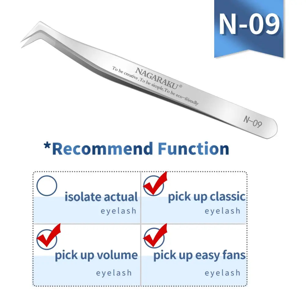 NAGARAKU Eyelash Extension Tweezers Makeup Stainless Steel Eyelash 3D SPECIFICATIONSBrand Name: NAGARAKUOrigin: Mainland ChinaItem Type: Eyebrow TweezerNumber of Pieces: One UnitMaterial: Stainless SteelSize: ALL STYLEModel Number: ALLJohnny TirakJohnny TirakNAGARAKU Eyelash Extension Tweezers Makeup Stainless Steel Eyelash 3D accurate Clip