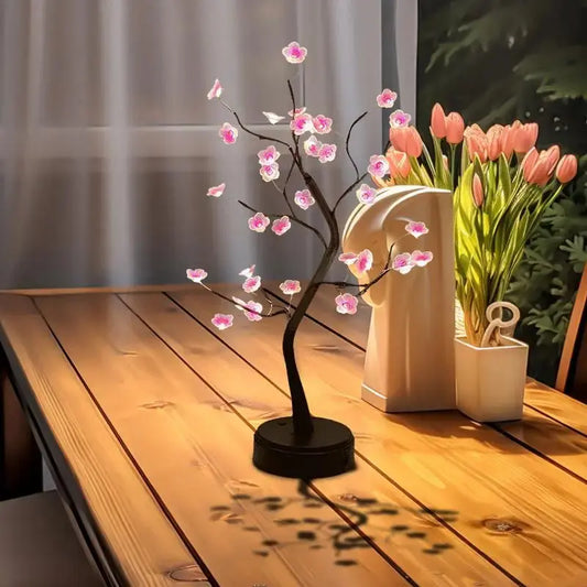 Plum Blossom Tree Light LED Flower Lamps Bonsai Tree Christmas Lights SPECIFICATIONSBrand Name: NoEnName_NullHign-concerned Chemical: NoneType: AtmosphereShape: AnimalIs Bulbs Included: NoOrigin: Mainland ChinaCertification: noneTransfJohnny TirakJohnny TirakPlum Blossom Tree Light LED Flower Lamps Bonsai Tree Christmas Lights Tabletop Tree Lights Desktop Ornaments