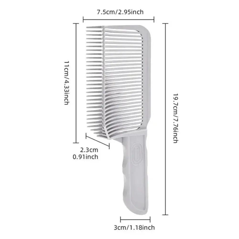 Barber Fade Combs Hair Cutting Tool for Gradient Hairstyle Comb Flat TSPECIFICATIONSBrand Name: NoEnName_NullOrigin: Mainland ChinaItem Type: Styling AccessoryNumber of Pieces: One UnitMaterial: plasticBrand Name: CxbfgItem Type: combCJohnny TirakJohnny TirakGradient Hairstyle Comb Flat Top Hair Cutting Comb