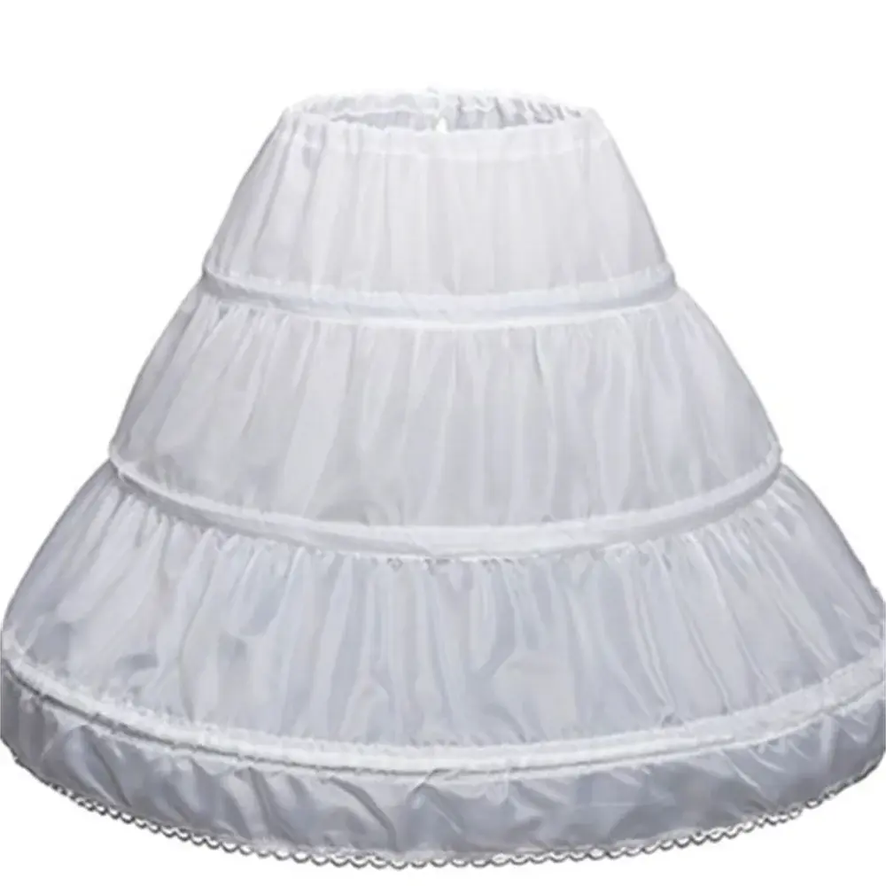 2023 White Children kids Petticoat A-Line 3 Hoops One Layer Kids CrinoSPECIFICATIONSBrand Name: NoEnName_NullMaterial: POLYESTEROrigin: Mainland ChinaCN: JiangsuTechnics: RUFFLEItem Type: petticoatDepartment Name: ChildrenChoice: yesJohnny TirakJohnny TirakLayer Kids Crinoline Lace Trim Flower Girl Dress Underskirt Elastic Waist