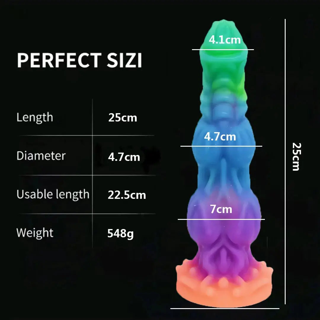 Silicone Realistic Dildo Luminous Monster Dildo Deep Anal Plug ExploreSPECIFICATIONSBrand Name: Sweet MagicSexually Suggestive: NoOrigin: Mainland ChinaObscene Picture: NoNumber of Pieces: One UnitSize: 1 sizeMaterial: SiliconeItem TypJohnny TirakJohnny TirakSilicone Realistic Dildo Luminous Monster Dildo Deep Anal Plug Explore Prostate Massage Anal Dildo Butt Plug Anal Toys Sexshop