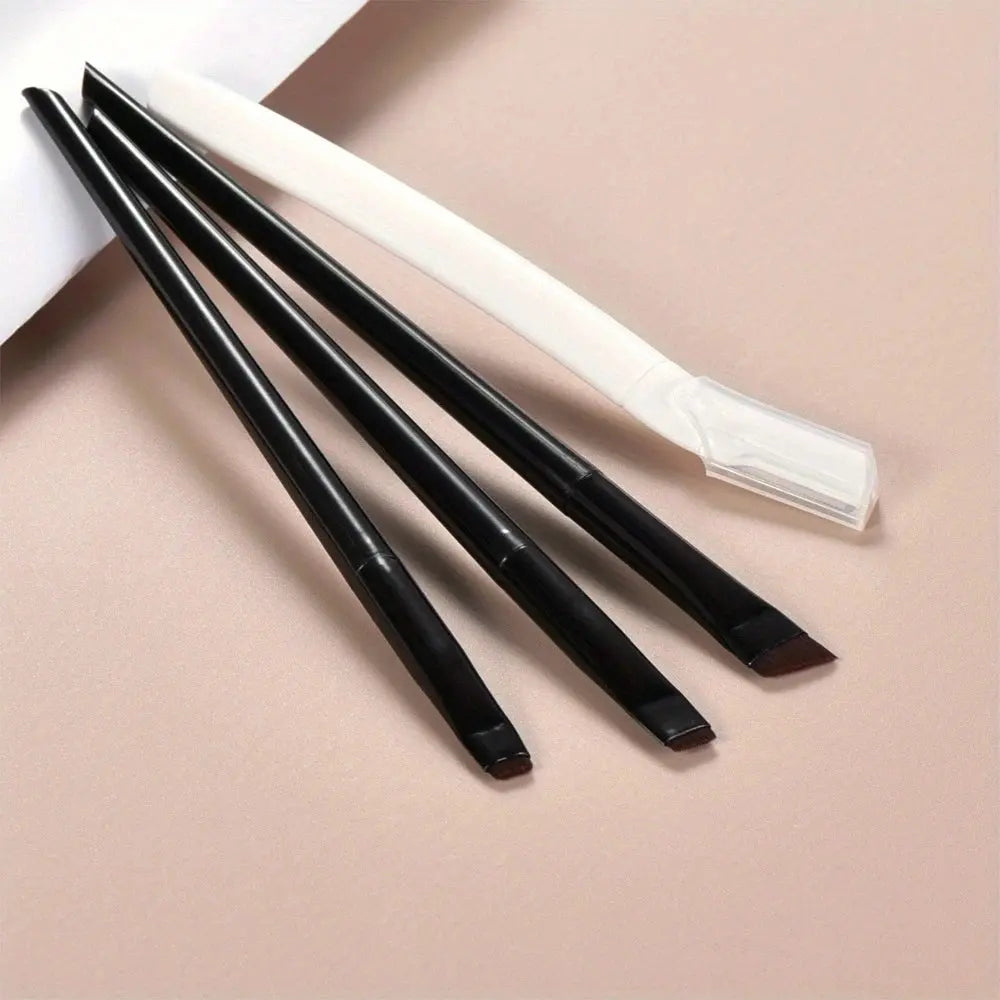 Ultra-Thin Eyebrow Brush Set -3Pcs Angled Precision Eyeliner MakeupBruSPECIFICATIONSBrand Name: otherItem Type: MAKEUP BRUSHQuantity: 3/4/7Origin: Mainland ChinaChoice: yesJohnny TirakJohnny TirakUltra-Thin Eyebrow Brush Set -3Pcs Angled Precision Eyeliner MakeupBrushes, Synthetic Bristles Slanted Eyeshadow Eye Brow Tintin