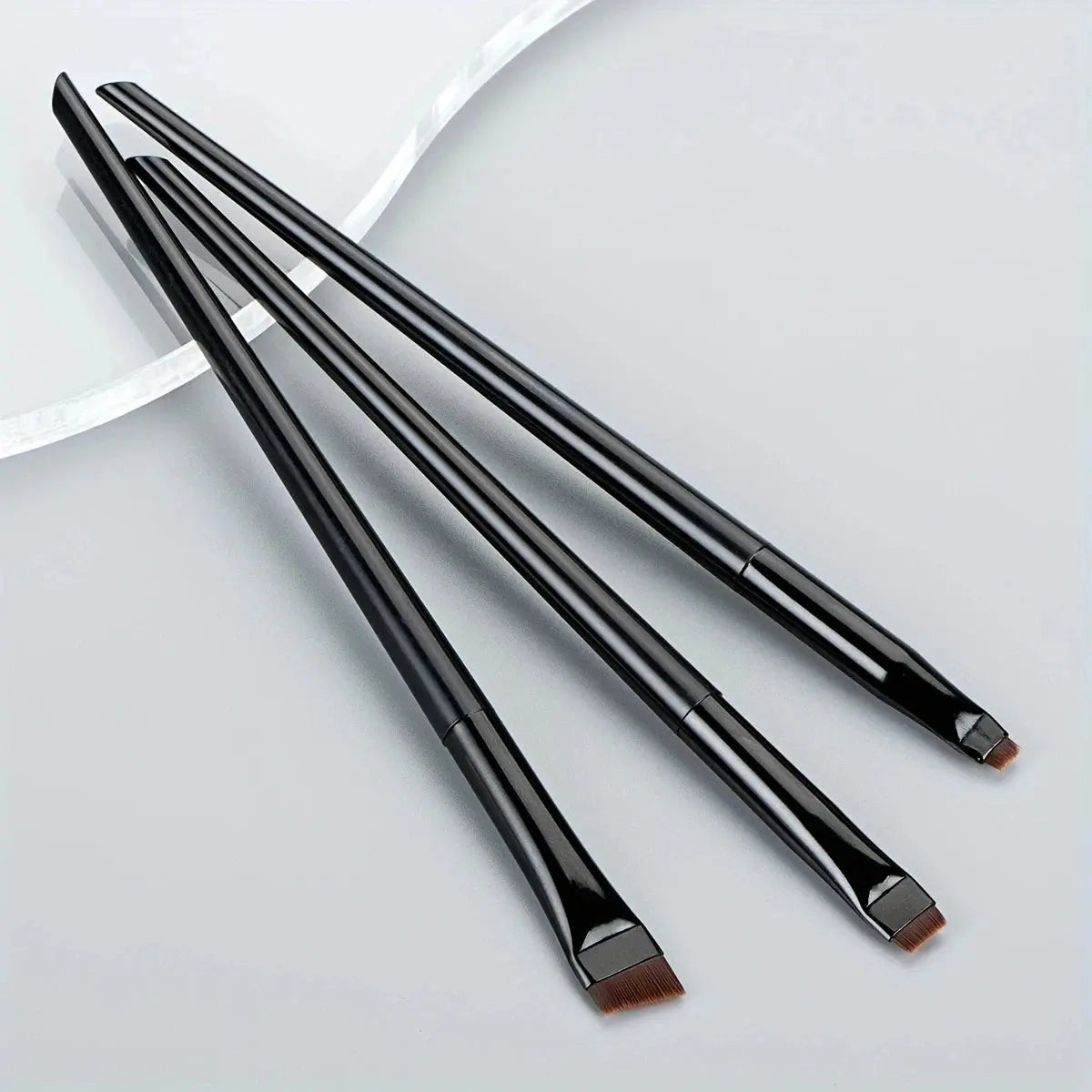 Ultra-Thin Eyebrow Brush Set -3Pcs Angled Precision Eyeliner MakeupBruSPECIFICATIONSBrand Name: otherItem Type: MAKEUP BRUSHQuantity: 3/4/7Origin: Mainland ChinaChoice: yesJohnny TirakJohnny TirakUltra-Thin Eyebrow Brush Set -3Pcs Angled Precision Eyeliner MakeupBrushes, Synthetic Bristles Slanted Eyeshadow Eye Brow Tintin