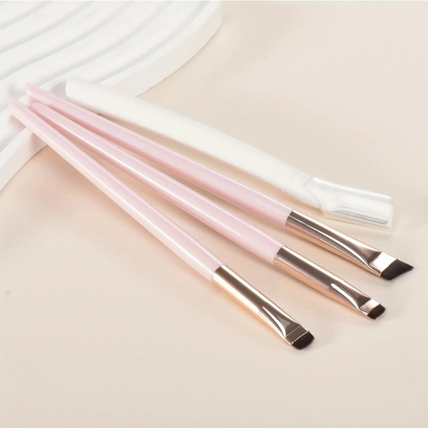 Ultra-Thin Eyebrow Brush Set -3Pcs Angled Precision Eyeliner MakeupBruSPECIFICATIONSBrand Name: otherItem Type: MAKEUP BRUSHQuantity: 3/4/7Origin: Mainland ChinaChoice: yesJohnny TirakJohnny TirakUltra-Thin Eyebrow Brush Set -3Pcs Angled Precision Eyeliner MakeupBrushes, Synthetic Bristles Slanted Eyeshadow Eye Brow Tintin