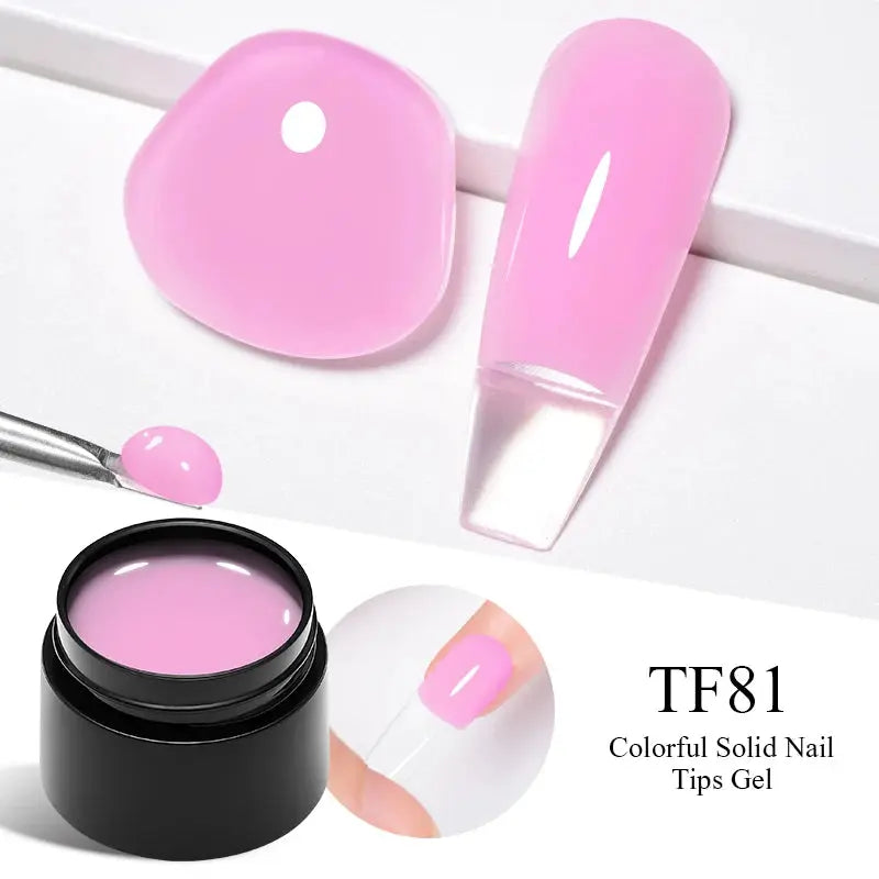 MEET ACROSS 7ml Clear Non Stick Hand Solid Extension Nail Gel Polish CSPECIFICATIONSBrand Name: MEET ACROSSIngredient: ResinOrigin: Mainland ChinaHign-concerned Chemical: NoneNumber of Pieces: One UnitVolume: 10mlModel Number: Q52305-1Johnny TirakJohnny TirakStick Hand Solid Extension Nail Gel Polish Carving Flower Nail Art Building UV Gel Acrylic Varnish