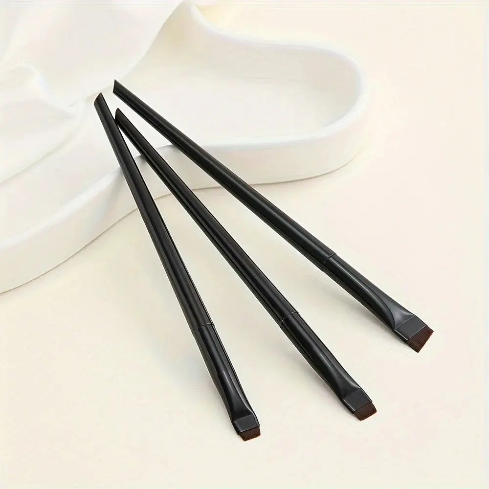 Ultra-Thin Eyebrow Brush Set -3Pcs Angled Precision Eyeliner MakeupBruSPECIFICATIONSBrand Name: otherItem Type: MAKEUP BRUSHQuantity: 3/4/7Origin: Mainland ChinaChoice: yesJohnny TirakJohnny TirakUltra-Thin Eyebrow Brush Set -3Pcs Angled Precision Eyeliner MakeupBrushes, Synthetic Bristles Slanted Eyeshadow Eye Brow Tintin