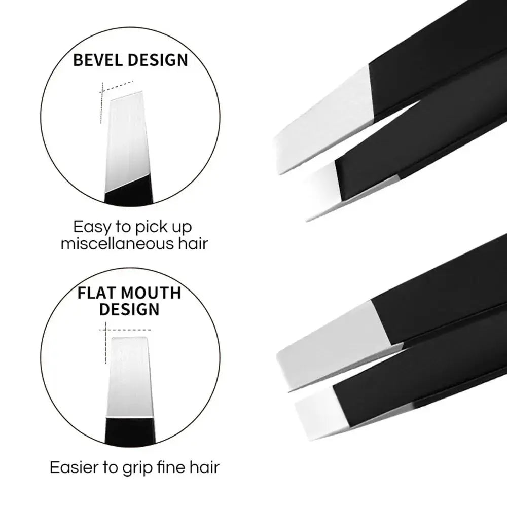 GECOMO Stainless Steel Black Eyebrow Tweezer with Slant and Flat PointSPECIFICATIONSBrand Name: gecomoModel Number: G2090Item Type: Eyebrow TweezerChoice: yesJohnny TirakJohnny TirakGECOMO Stainless Steel Black Eyebrow Tweezer