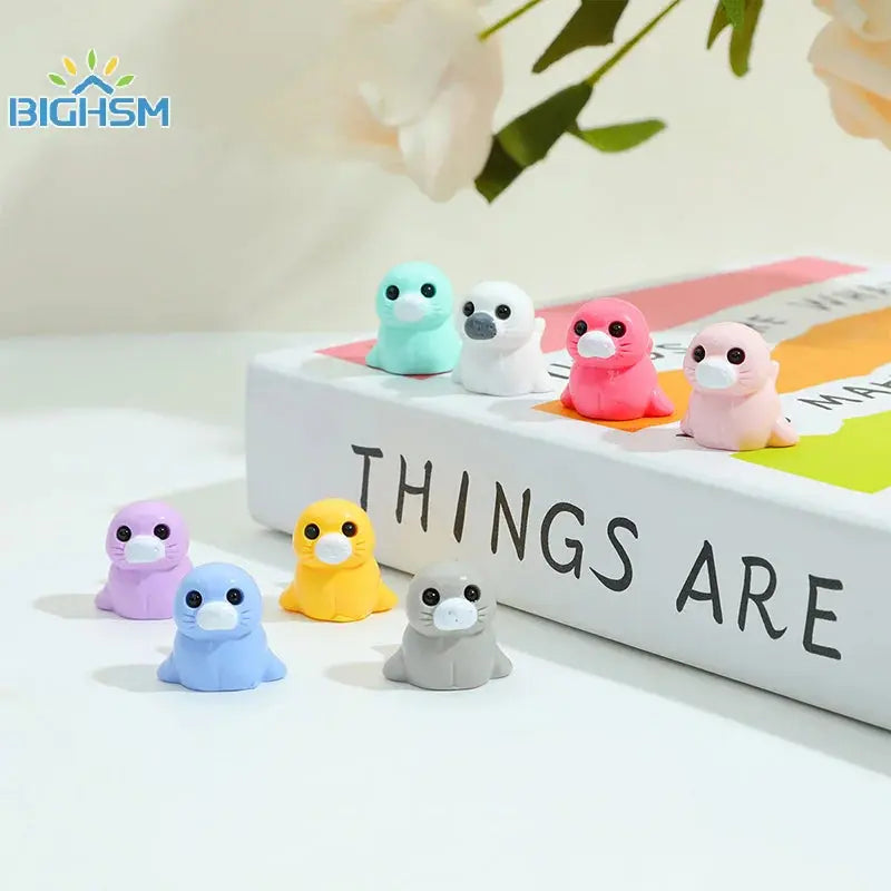 5Pcs Cute Funny Seal Pup Mini Figurines Cartoon Animal Small Ornament SPECIFICATIONSBrand Name: JETTINGHign-concerned Chemical: NoneMaterial: RESINOrigin: Mainland ChinaChoice: yessemi_Choice: yesJohnny TirakJohnny Tirak5Pcs Cute Funny Seal Pup Mini Figurines Cartoon Animal Small Ornament Novelty Stress Reliever Toys Kawaii Home Decoration