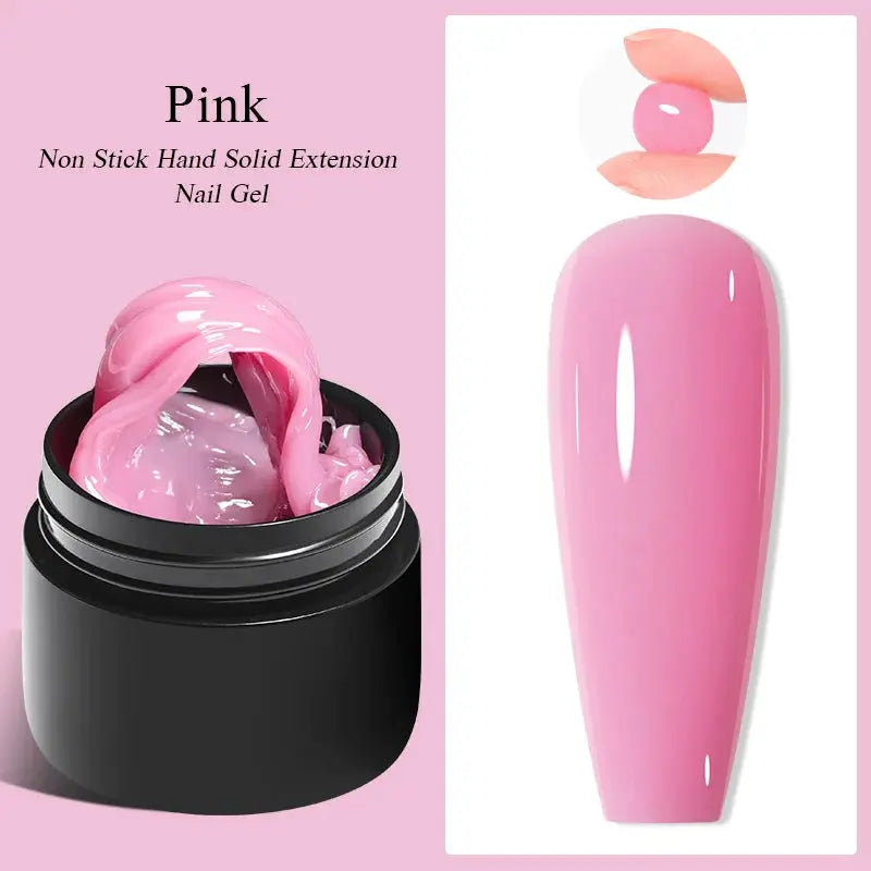 MEET ACROSS 7ml Clear Non Stick Hand Solid Extension Nail Gel Polish CSPECIFICATIONSBrand Name: MEET ACROSSIngredient: ResinOrigin: Mainland ChinaHign-concerned Chemical: NoneNumber of Pieces: One UnitVolume: 10mlModel Number: Q52305-1Johnny TirakJohnny TirakStick Hand Solid Extension Nail Gel Polish Carving Flower Nail Art Building UV Gel Acrylic Varnish