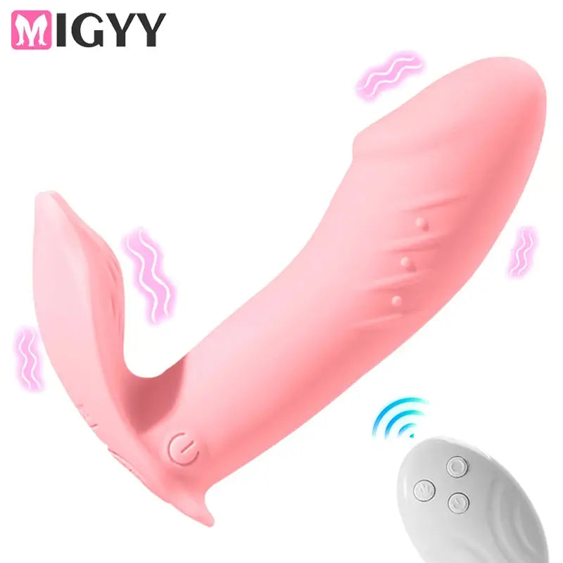 Wearable Dildo Vibrator G Spot Clitoris Stimulator Butterfly VibratingSPECIFICATIONSBrand Name: MIGYYModel Number: Anal Plug VibratorObscene Picture: NoItem Type: vibratorsMaterial: SiliconeSize: Butt PlugSexually Suggestive: NoCommodiJohnny TirakJohnny TirakSpot Clitoris Stimulator Butterfly Vibrating Panties Erotic Toy Adult Toy