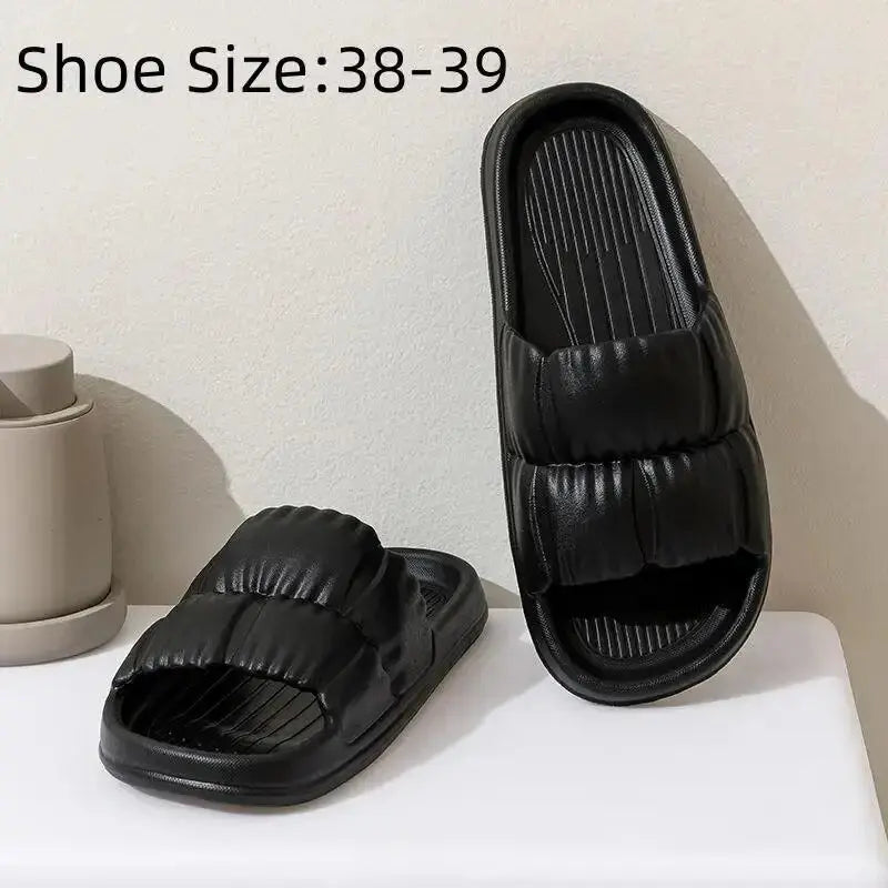 Soft Bottom Slippers for Women Home Bathroom Home Bath Non-slip CoupleSPECIFICATIONSBrand Name: NoEnName_NullQuantity: 11 pairItem Type: Bathing AccessoryMaterial: EVAOrigin: Mainland ChinaGender: Men and womenChoice: yesJohnny TirakJohnny TirakWomen Home Bathroom Home Bath