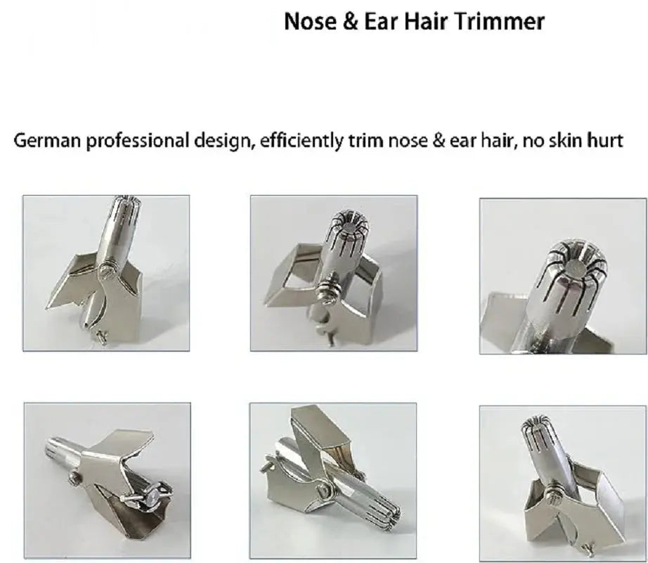 Nose Hair Trimmer For Men And Women With No Noise Washable Manual NasaSPECIFICATIONSType: tondeuseType1: Nose hair clippersBrand Name: NoEnName_NullModel Number: Nose Hair TrimmerItem Type: Nose &amp; Ear TrimmerMaterial: Stainless steJohnny TirakJohnny TirakNoise Washable Manual Nasal Hair Trimmer триммер для носа aparador de