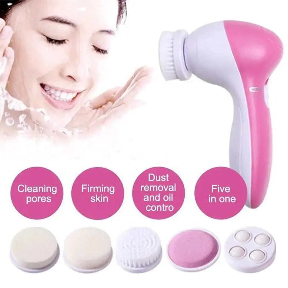 Electric Facial Cleaner 5 IN 1 Face Cleansing Brush Wash Machine Spa SSPECIFICATIONS
Number of Pieces: One Unit
Brand Name: other
Item Type: BRUSH
Power Source: DRY BATTERY
Material: plastic
Origin: Mainland China
Certification: CE
ChoJohnny TirakJohnny Tirak1 Face Cleansing Brush Wash Machine Spa Skin Care Massager Blackhead Cleaning Facial Cleanser Tools