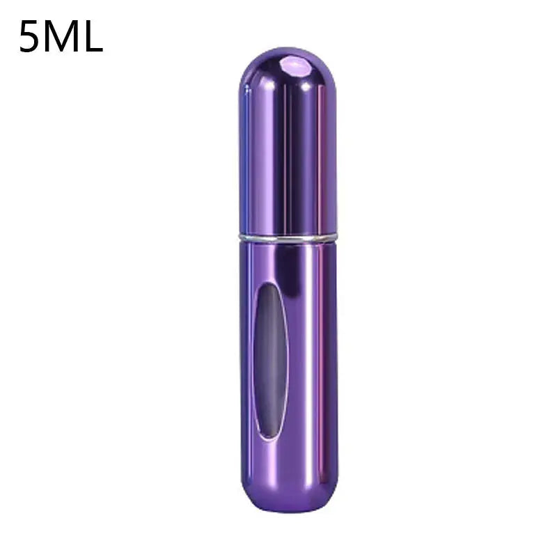 8/5ml Perfume Atomizer Portable Liquid Container For Cosmetics Traveling Mini Aluminum Spray Alcochol Empty Refillable Bottle.