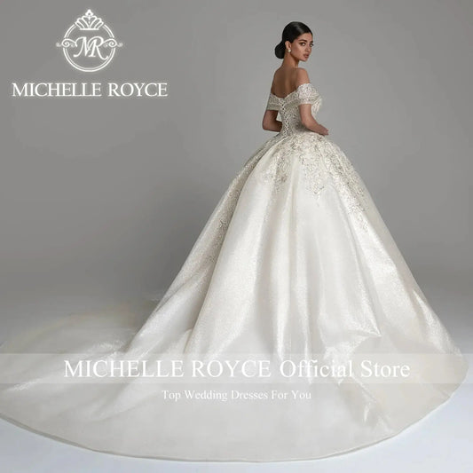 Michelle Royce Ball Gown Wedding Dress 2024 Sweetheart Embroidery BeadSPECIFICATIONSBrand Name: Michelle RoyceStyle: ExquisiteNeckline: SWEETHEARTSleeve Length(cm): FullTrain: Chapel TrainOrigin: Mainland ChinaCN: JiangsuDresses LengthJohnny TirakJohnny TirakMichelle Royce Ball Gown Wedding Dress 2024 Sweetheart Embroidery Beading Sequined Sparkling Tulle Wedding Gown Vestido De Novia