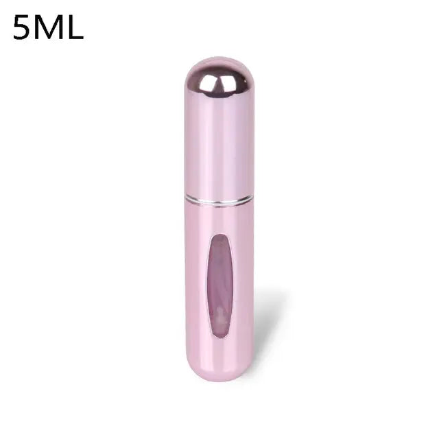 8/5ml Perfume Atomizer Portable Liquid Container For Cosmetics Traveling Mini Aluminum Spray Alcochol Empty Refillable Bottle.