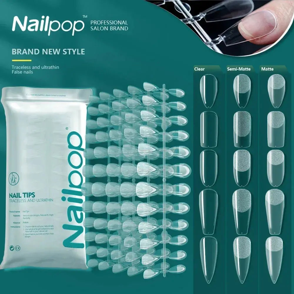 NAILPOP 120pcs Fake Nails Full Cover Press on Nails Coffin Soft Gel AmSPECIFICATIONSBrand Name: NailpopHign-concerned Chemical: NoneNumber of Pieces: One UnitOrigin: Mainland ChinaMaterial: AcrylicQuantity: 120pcs/bagSize: 10 DifferentJohnny TirakJohnny TirakNails Coffin Soft Gel American Pose Capsule False Nail Tips