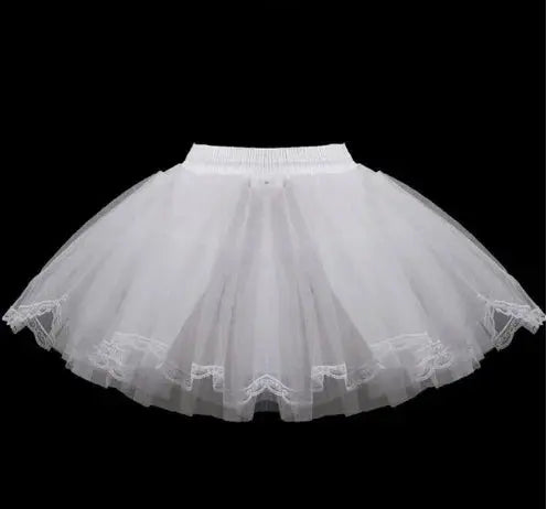 2023 White Children kids Petticoat A-Line 3 Hoops One Layer Kids CrinoSPECIFICATIONSBrand Name: NoEnName_NullMaterial: POLYESTEROrigin: Mainland ChinaCN: JiangsuTechnics: RUFFLEItem Type: petticoatDepartment Name: ChildrenChoice: yesJohnny TirakJohnny TirakLayer Kids Crinoline Lace Trim Flower Girl Dress Underskirt Elastic Waist