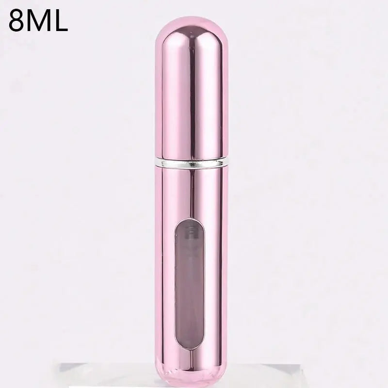 8/5ml Perfume Atomizer Portable Liquid Container For Cosmetics Traveling Mini Aluminum Spray Alcochol Empty Refillable Bottle.