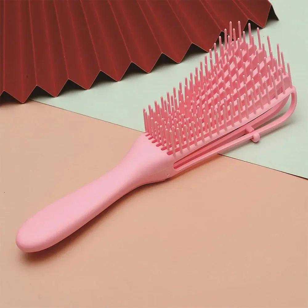 Salon Barber Hair Brush Kit Hollow Comb Wet And Dry Shampoo Comb Anti-static Massage Comb Bath Brush Women Household Tools.