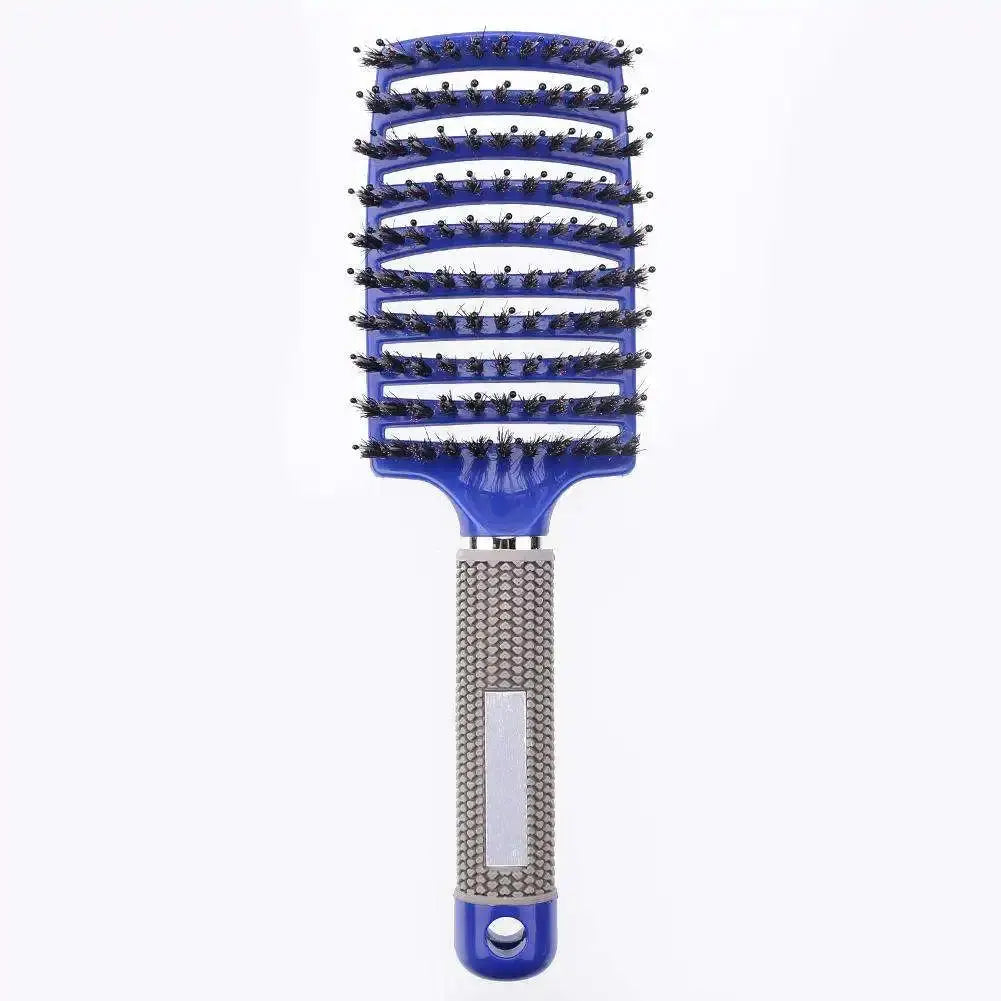 Hair Brush Hair Comb Detangling Hair Brush Bristle&Nylon Women Wet MasSPECIFICATIONS
Number of Pieces: One Unit
Brand Name: other
Model Number: A0005
Item Type: comb
Material: ABS
Size: 25*8.7 * 2.6cm
Origin: Mainland China
Choice: yesJohnny TirakJohnny TirakHair Brush Hair Comb Detangling Hair Brush Bristle&Nylon Women Wet Massage Comb Curly Hairdressing Salon Styling Tools