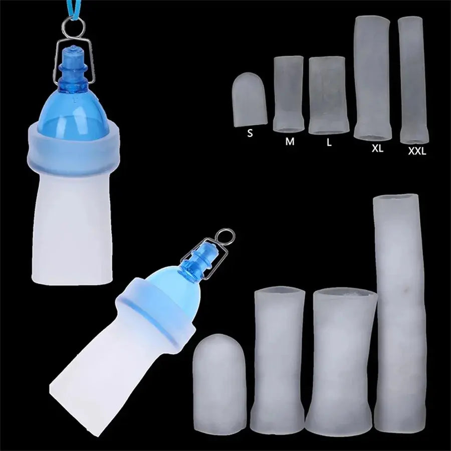 Silicone Sleeves For Vacuum Suction Cup Penis Enlargement Pump ExtendeSPECIFICATIONSBrand Name: NoEnName_NullModel Number: AT-199Obscene Picture: NoItem Type: Pumps &amp; EnlargersMaterial: SiliconeSize: 1PcsSexually Suggestive: NoNumbJohnny TirakJohnny TirakVacuum Suction Cup Penis Enlargement Pump Extender Replacement Accesorries Penis Stretcher Clamping Kit