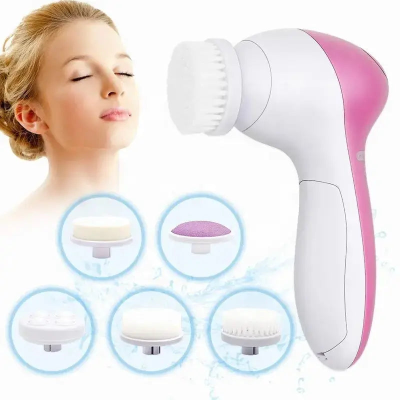 Electric Facial Cleaner 5 IN 1 Face Cleansing Brush Wash Machine Spa SSPECIFICATIONS
Number of Pieces: One Unit
Brand Name: other
Item Type: BRUSH
Power Source: DRY BATTERY
Material: plastic
Origin: Mainland China
Certification: CE
ChoJohnny TirakJohnny Tirak1 Face Cleansing Brush Wash Machine Spa Skin Care Massager Blackhead Cleaning Facial Cleanser Tools